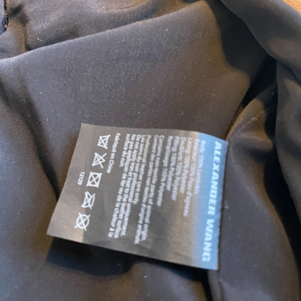 Alexander Wang Leather Two-tone Jacket - Picture 13 of 16